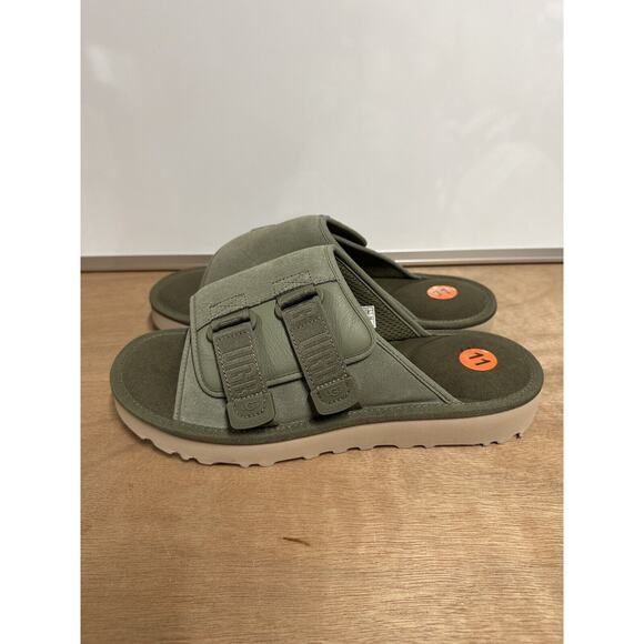 UGG GOLDENCOAST MEN’S STRAP SLIDE SANDALS SAND Olive Green Size 11 main image 5
